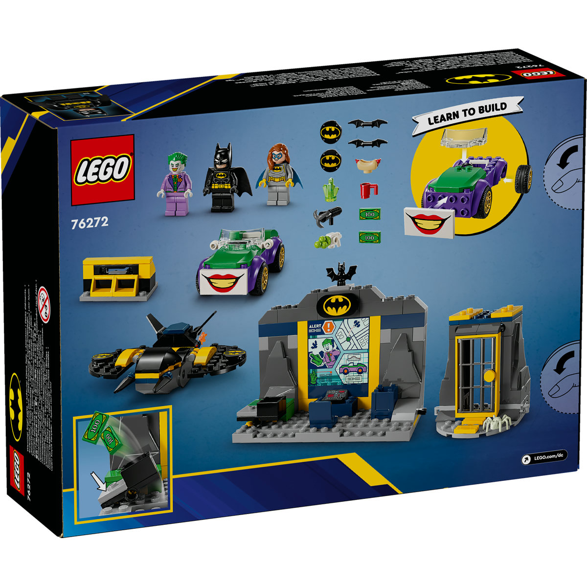 LEGO Batman - Batcave cu Batman, Batgirl si Joker (76272) | LEGO - 1 | YEO