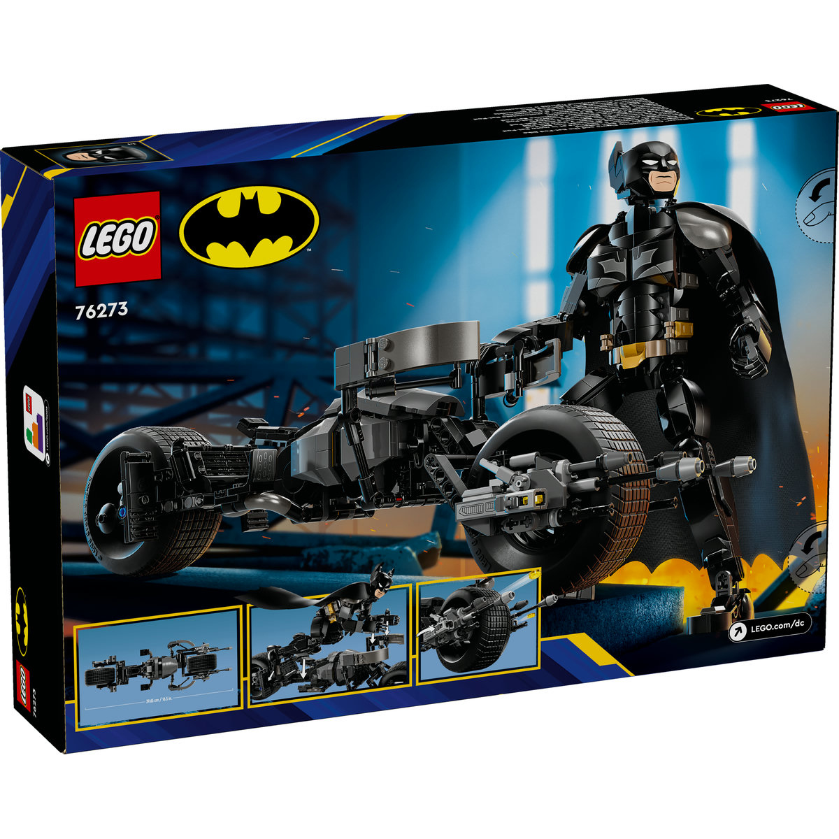 LEGO Batman - Figurina de constructie Batman si motocicleta Bat-Pod (76273) | LEGO - 1 | YEO