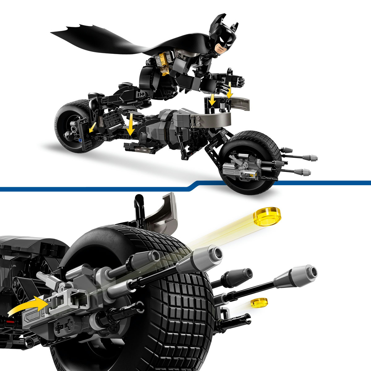 LEGO Batman - Figurina de constructie Batman si motocicleta Bat-Pod (76273) | LEGO - 5 | YEO