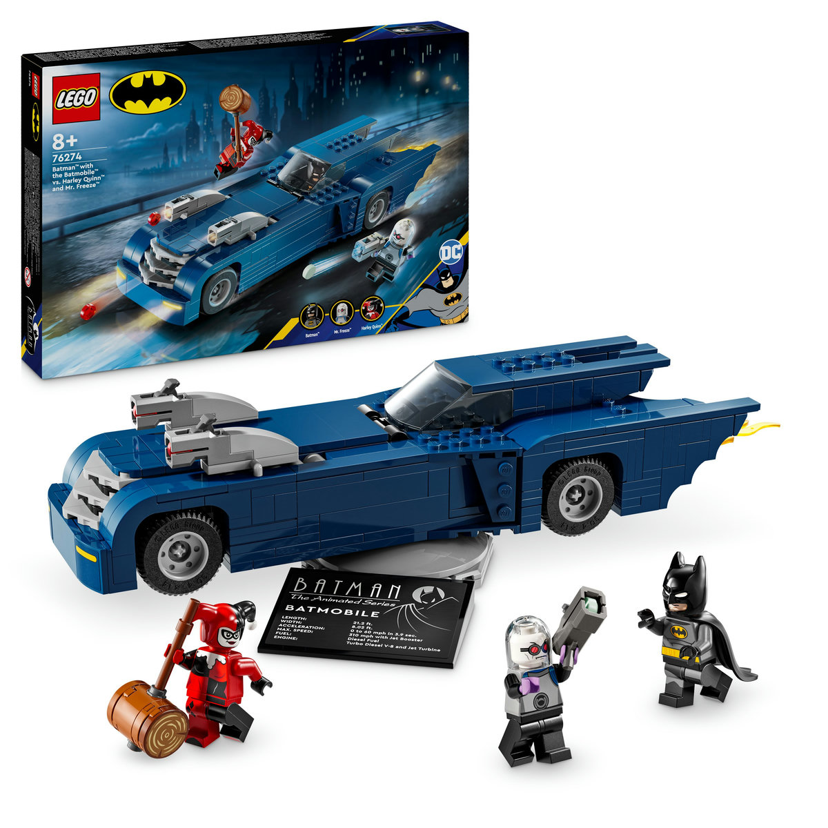 LEGO Batman - Batman cu Batmobile vs Harley Quinn si Mr. Freeze (76274) | LEGO