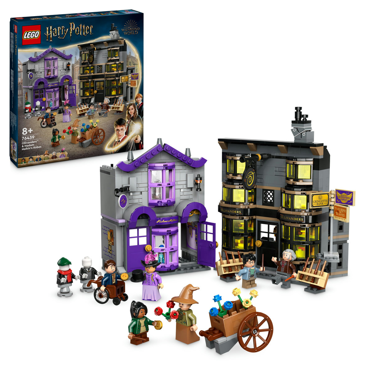 LEGO Harry Potter - Ollivander si magazinul de haine al lui Madam Malkin (76439) | LEGO