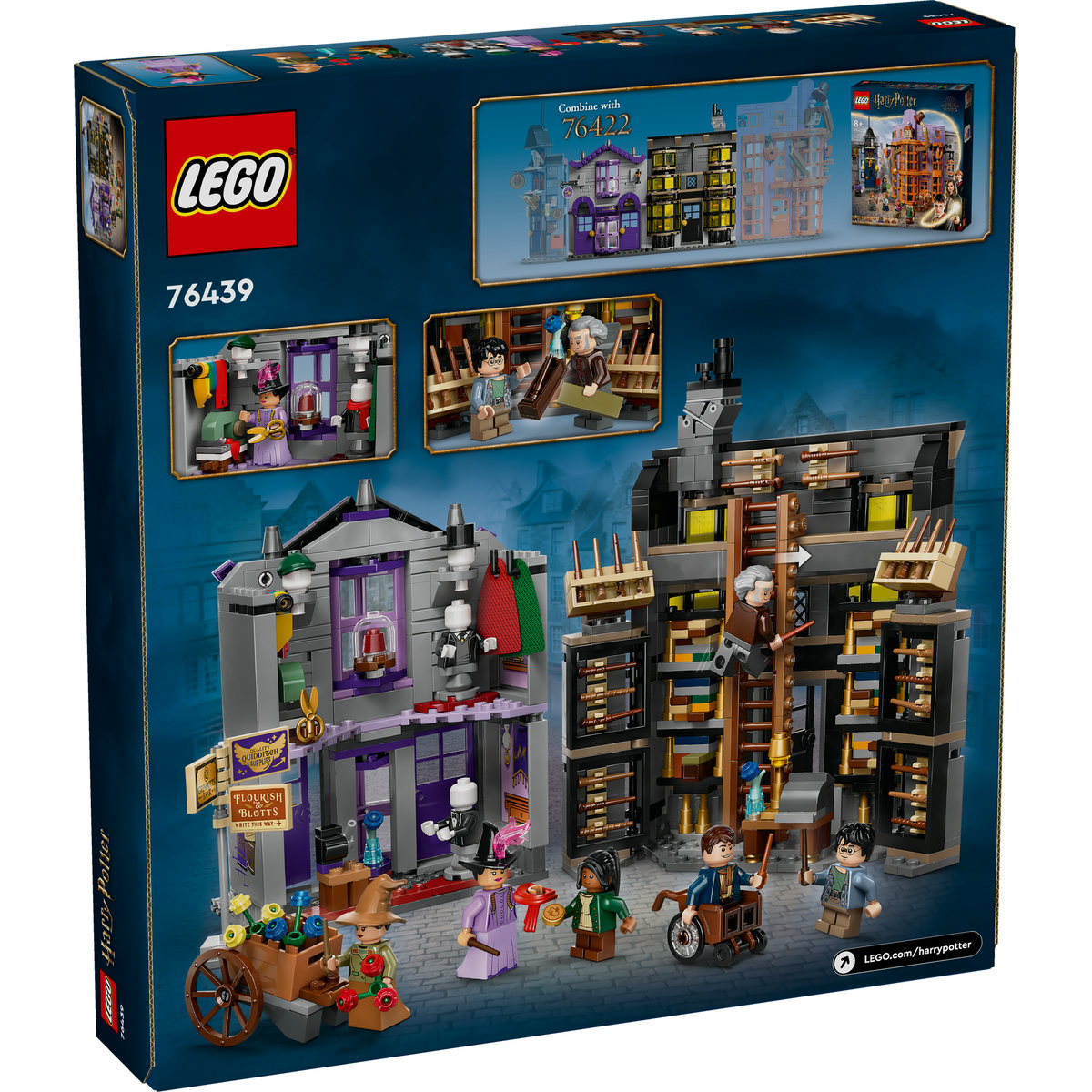 LEGO Harry Potter - Ollivander si magazinul de haine al lui Madam Malkin (76439) | LEGO - 1 | YEO