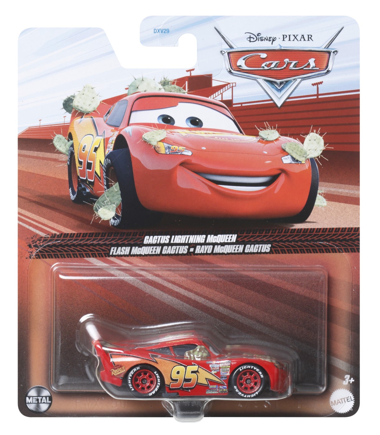 Masina - Disney Cars - Fulger McQueen Cactus | Mattel - 3 | YEO