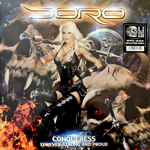 Conqueress - Forever Strong And Proud (White And Black Splatter Vinyl) | Doro - 1 | YEO