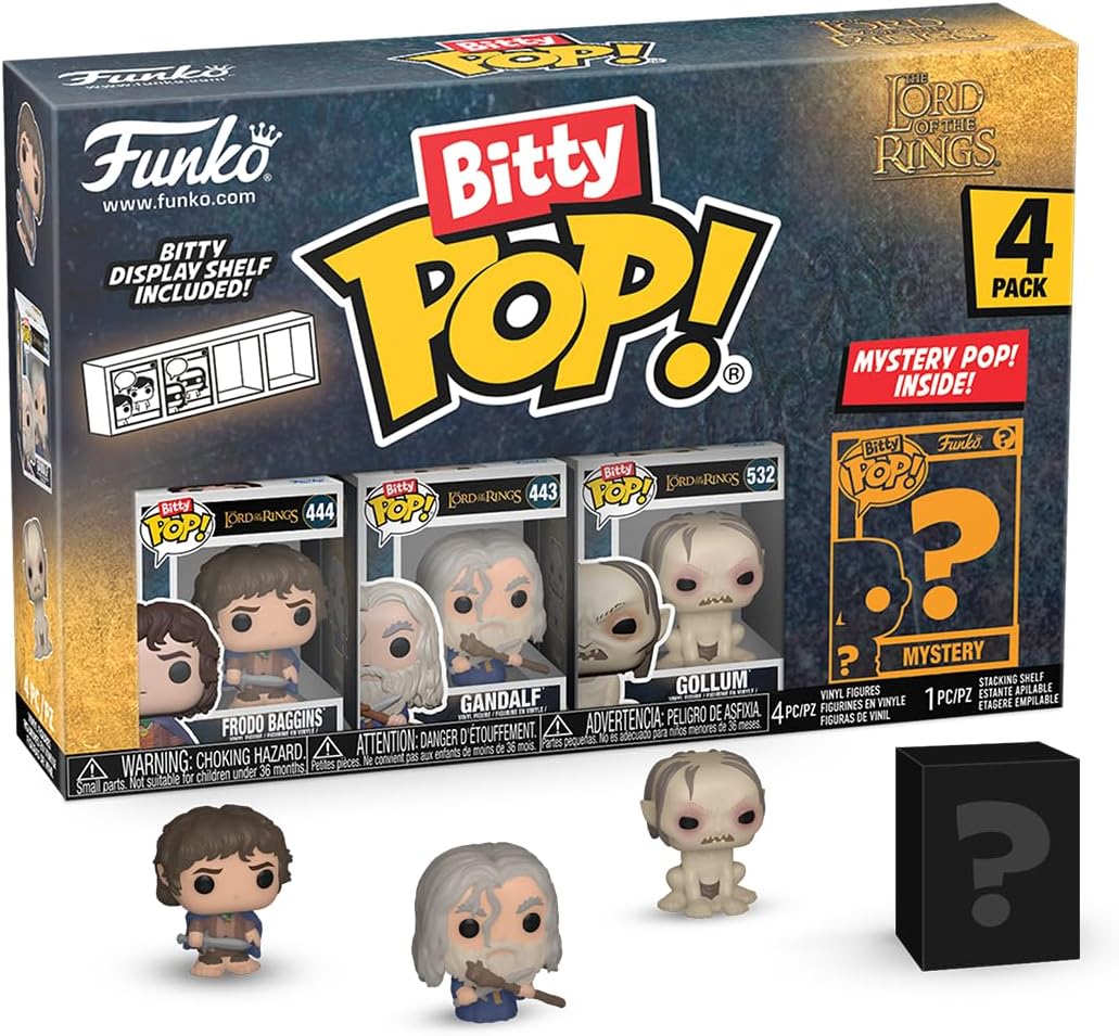 Set 4 figurine - Bitty Pop! The Lord of the Rings: Frodo Baggins | Funko - 1 | YEO