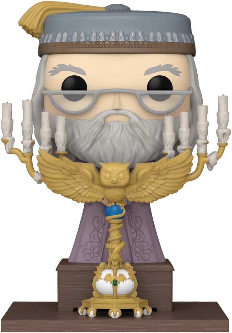 Figurina - Pop! Deluxe Harry Potter: Albus Dumbledore (with Podium) | Funko