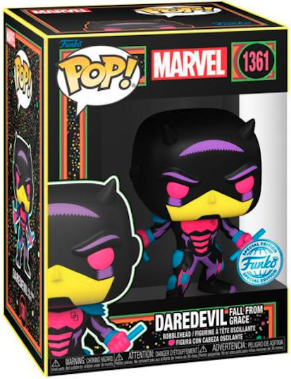 Figurina - Pop! Marvel - Daredevil - Fall From Grace - (Blacklight) | Funko - 1 | YEO