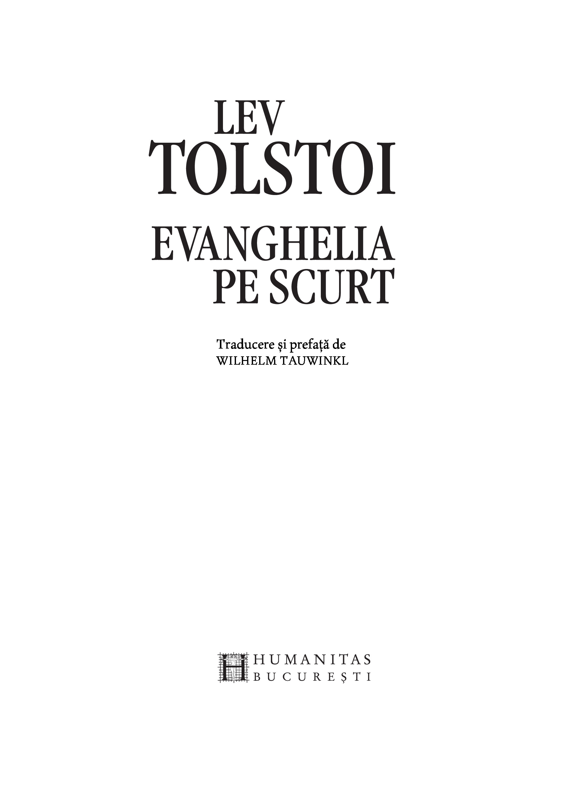 Evanghelia pe scurt | Lev Tolstoi - 2 | YEO