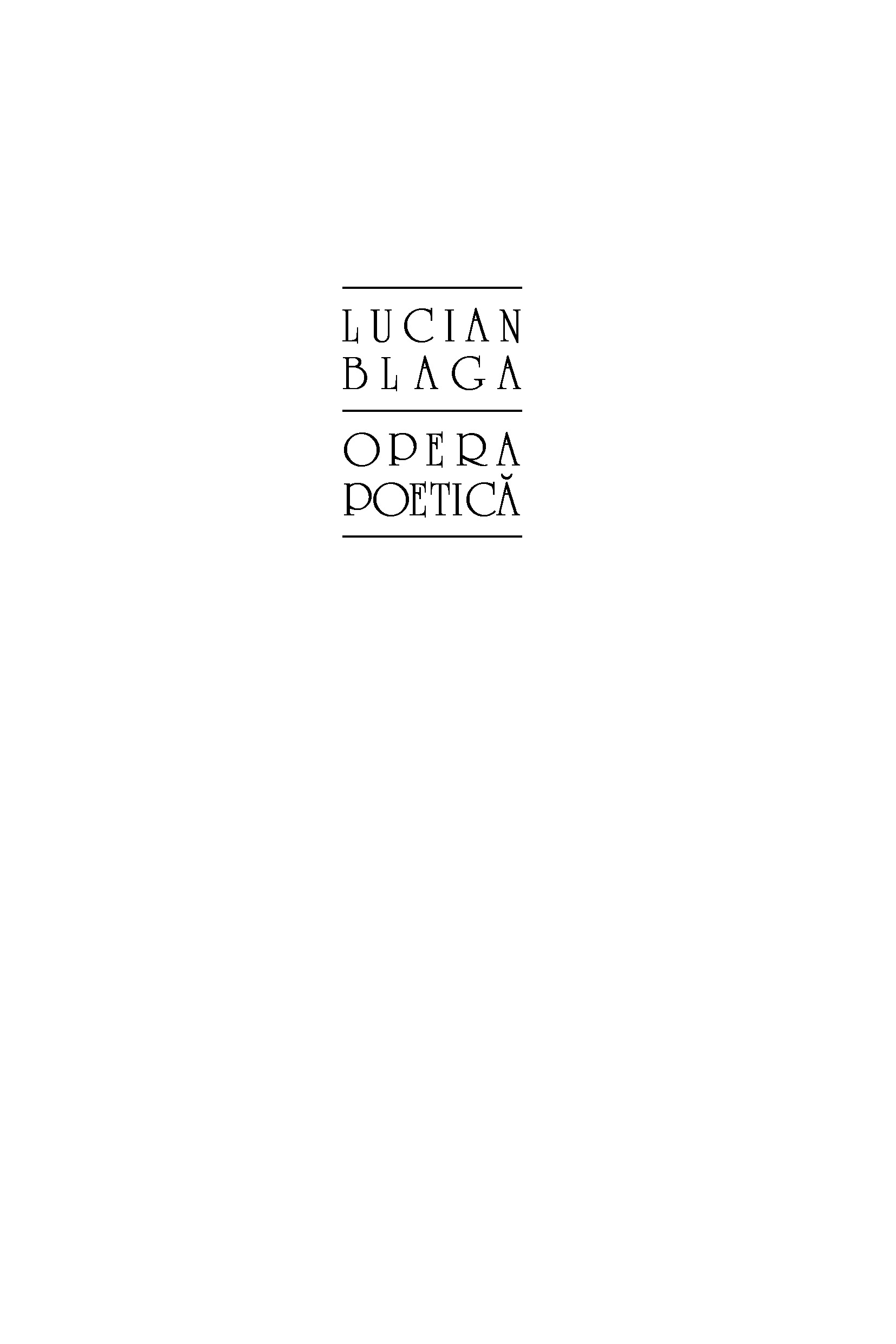 Opera poetica | Lucian Blaga