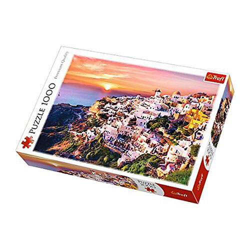 Puzzle 1000 piese - Sunset Over Santorini | Trefl
