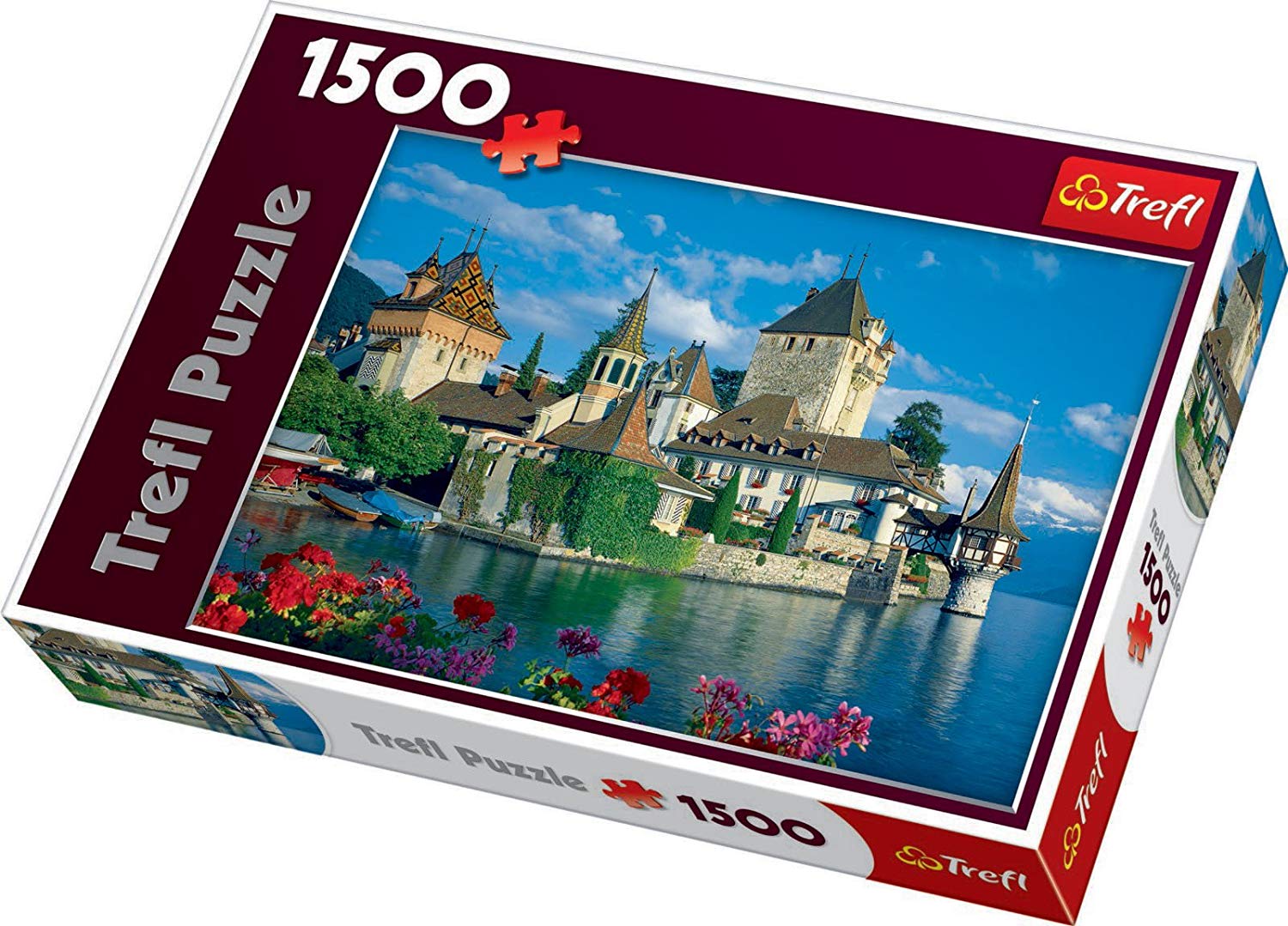 Puzzle 1500 piese - Oberhofen Castle Switzerland | Trefl