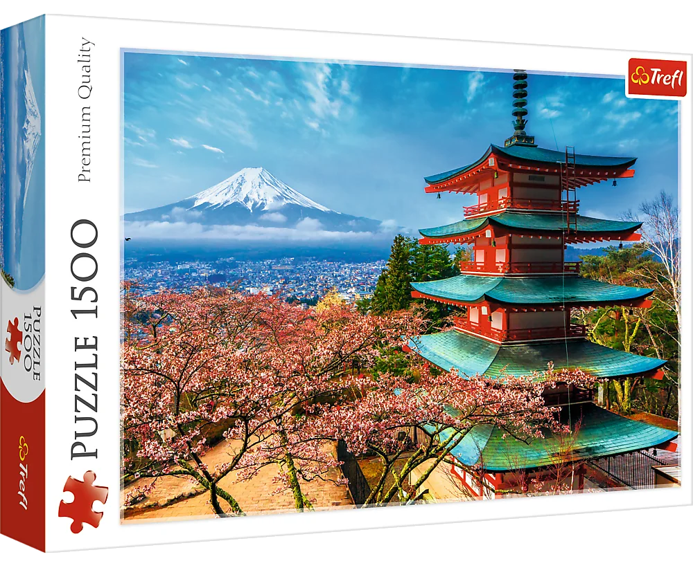 Puzzle 1500 piese - Muntele Fuji | Trefl - 2 | YEO