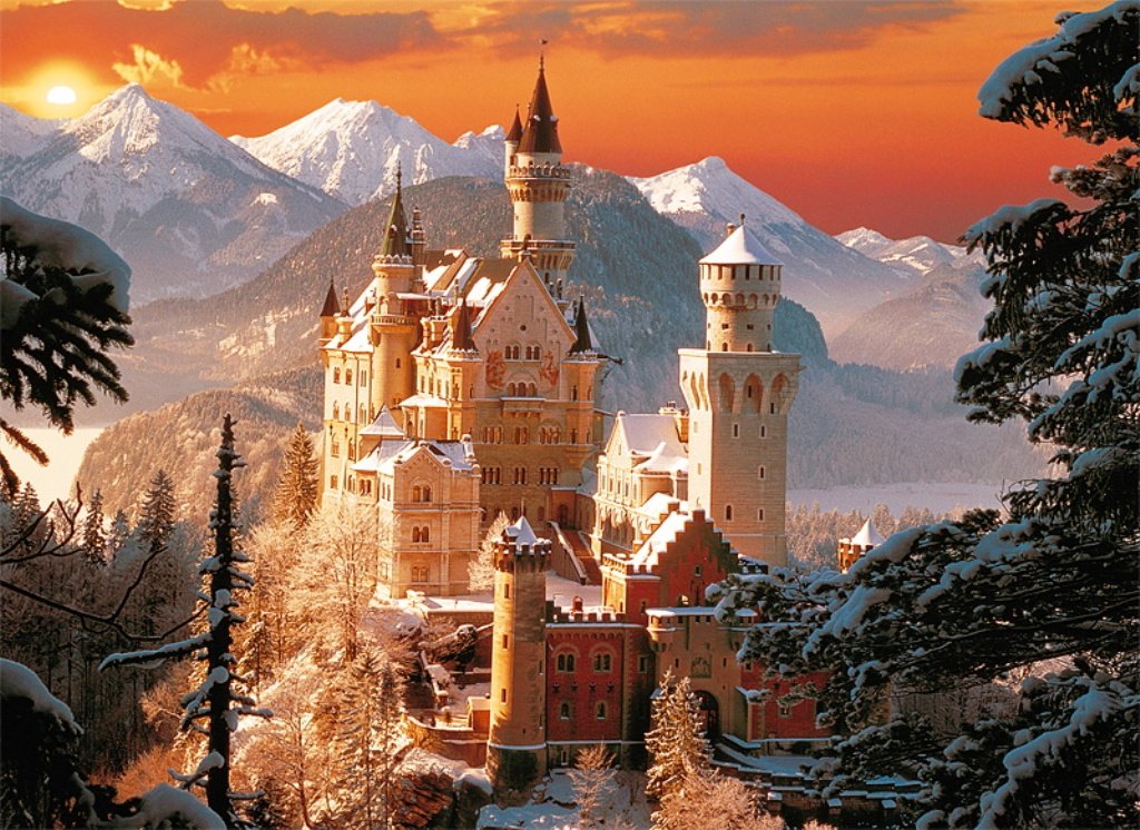 Puzzle 3000 piese - Castelul Neuschwanstein | Trefl - 1