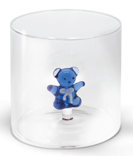 Pahar - Blue Teddy Bear | WD Lifestyle