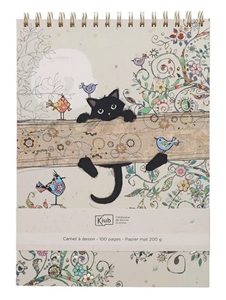 Carnet de schite - Bug Art - Chaton branche | Kiub