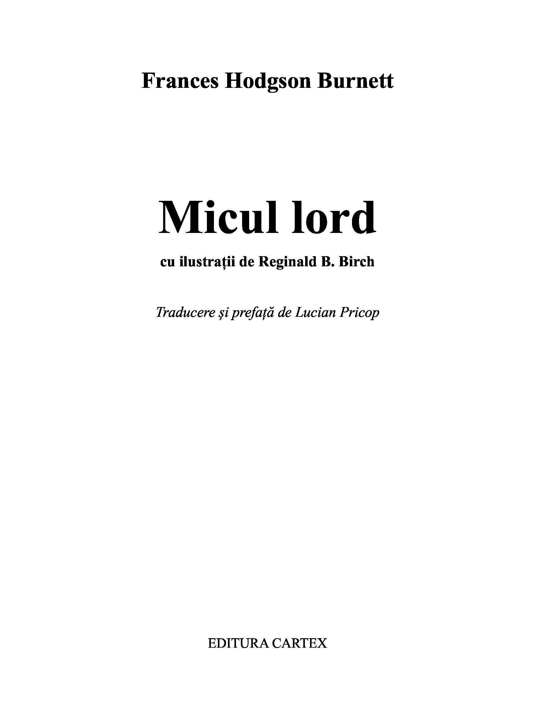 Micul lord | Frances Hodgson Burnett - 1 | YEO