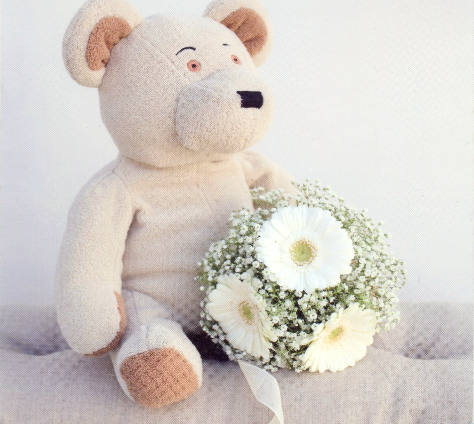 Vedere - Teddy Bear and Bouquet | Nouvelles Images