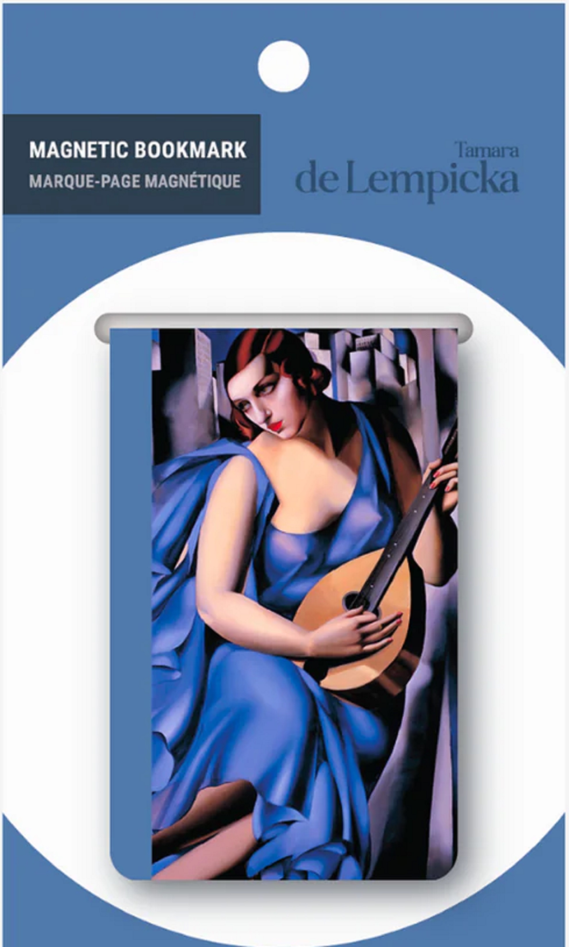 Semn de carte magnetic - Women in art - Tamara de Lempicka | Today is art day