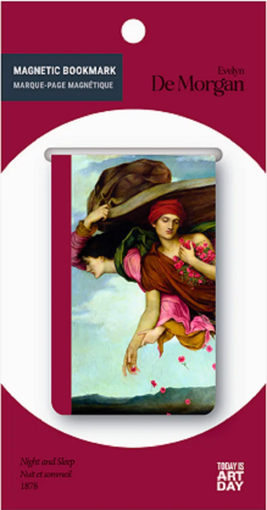 Semn de carte magnetic - Women in art - Evelyn de Morgan | Today is art day