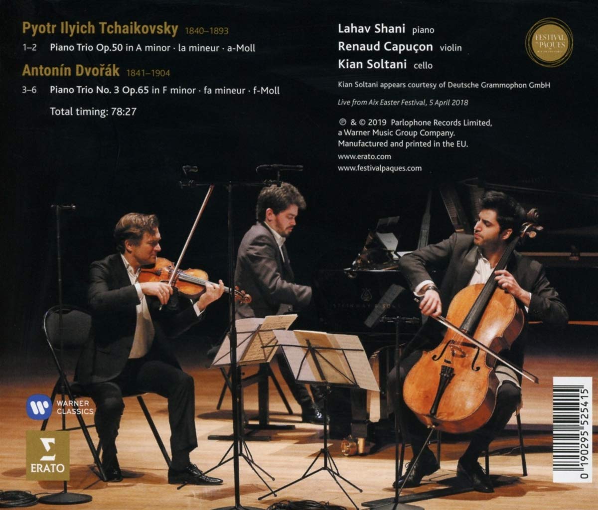 Dvorak & Tchaikovsky: Trios | Lahav Shani, Kian Soltani ‎, Renaud Capucon