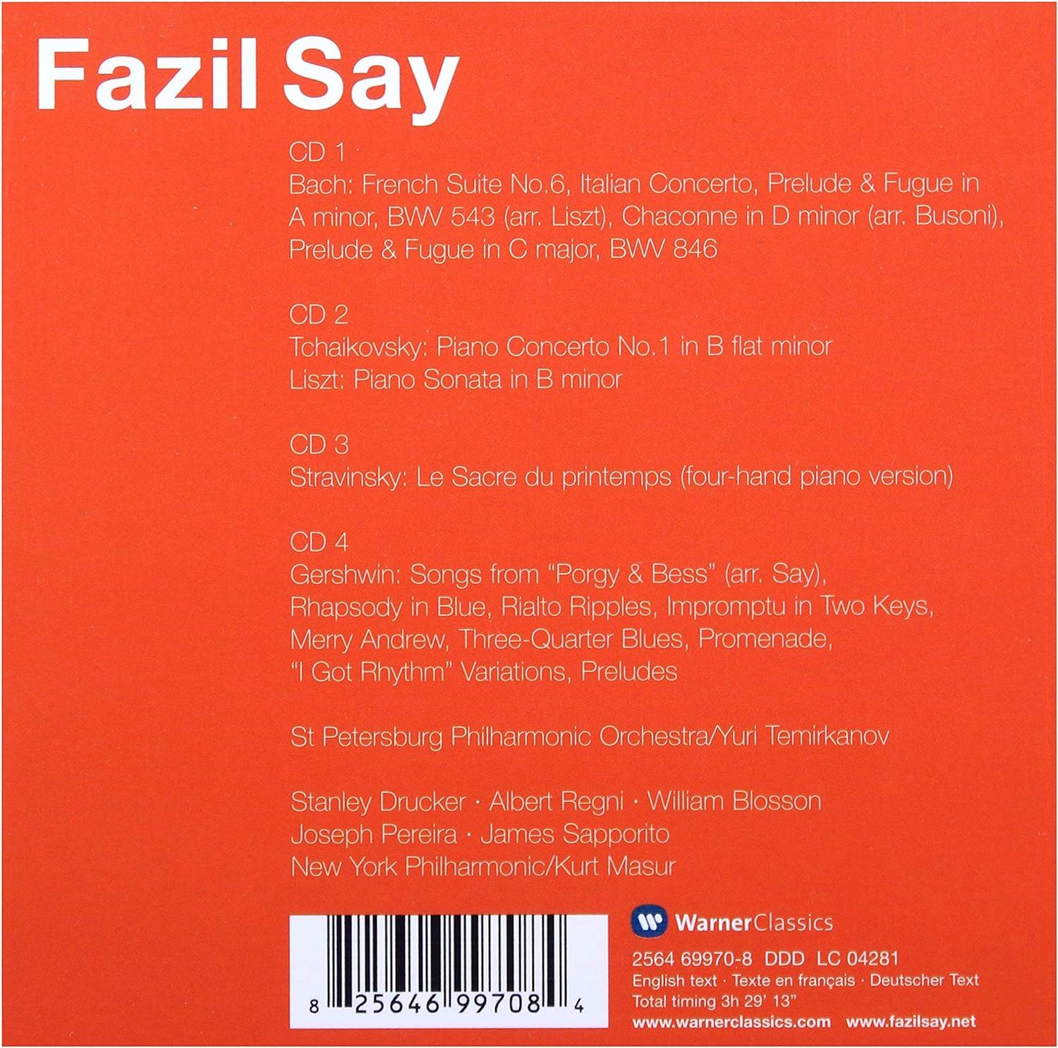 Fazil Say - Bach, Tchaikovsky, Liszt, Stravinsky & Gershwin | Fazil Say