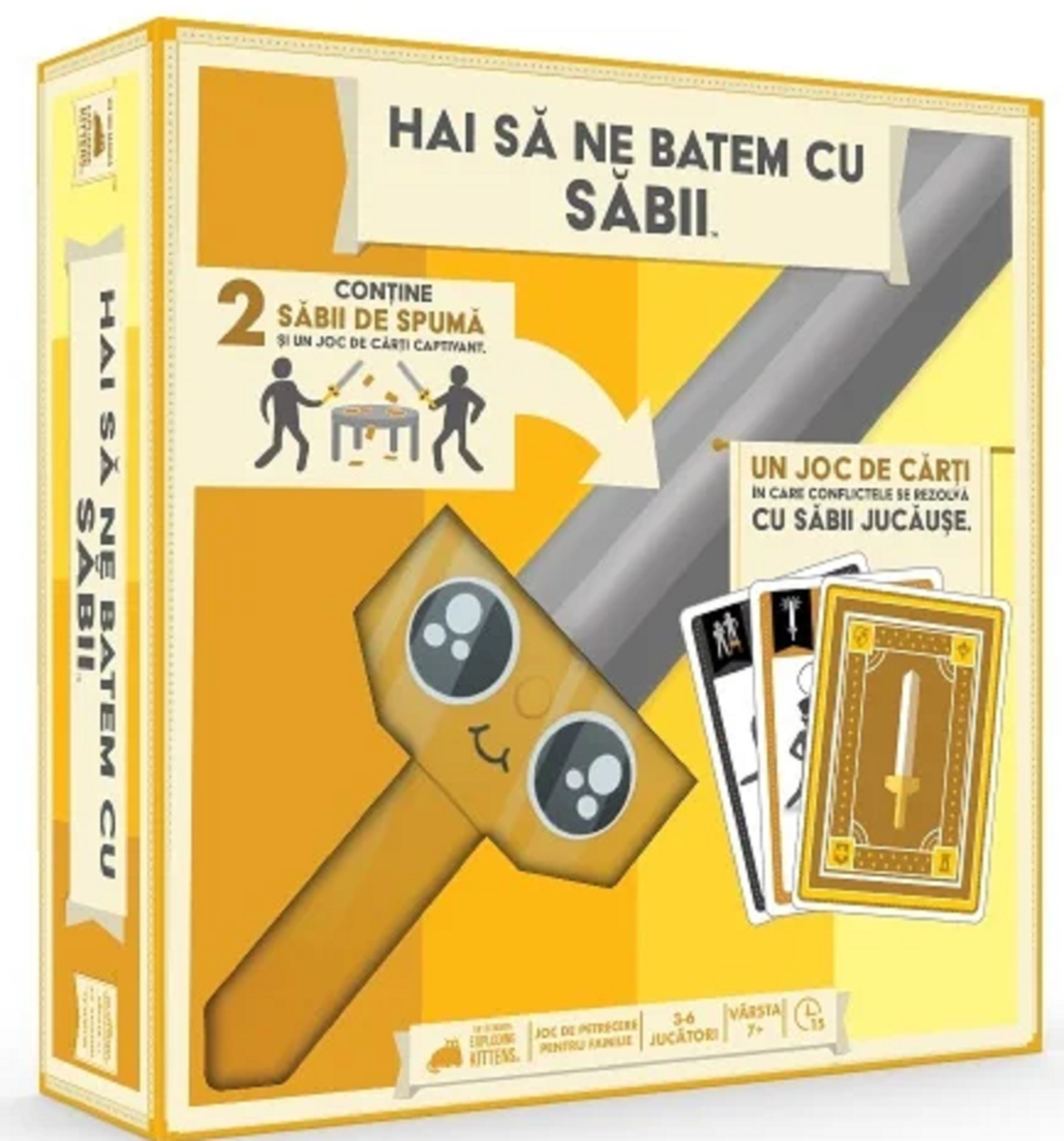 Joc - Hai sa ne batem cu sabii | Exploding Kittens - 1