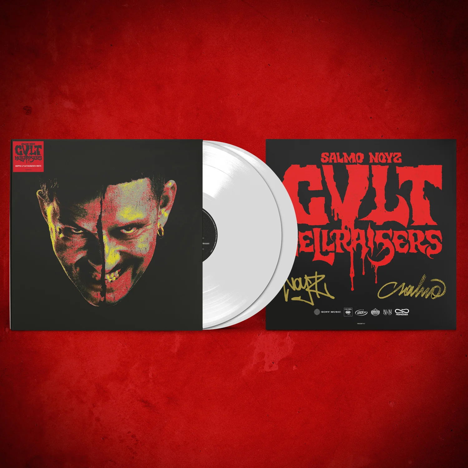 CVLT Hellraisers (White Vinyl, Autografato) | Salmo, Noyz Narcos