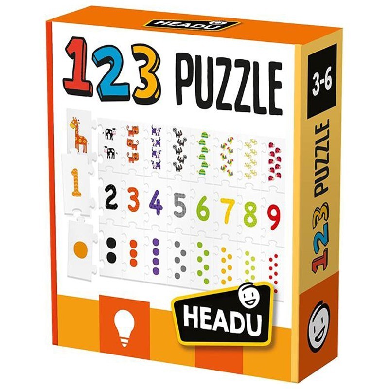 Puzzle - 123 - Sa invatam numerele | Headu - 1 | YEO