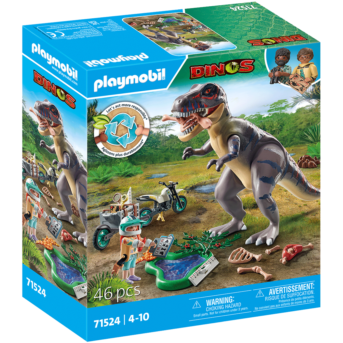 Joc interactiv - Pe urma lui T-Rex | Playmobil - 1 | YEO