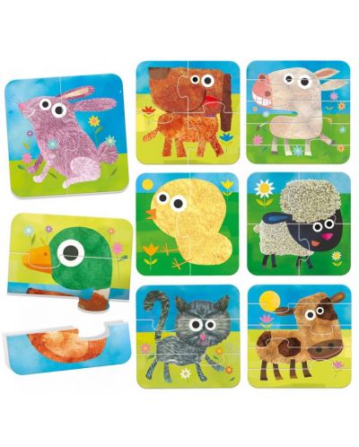 Set 8 puzzle-uri - Animale de la ferma | Headu