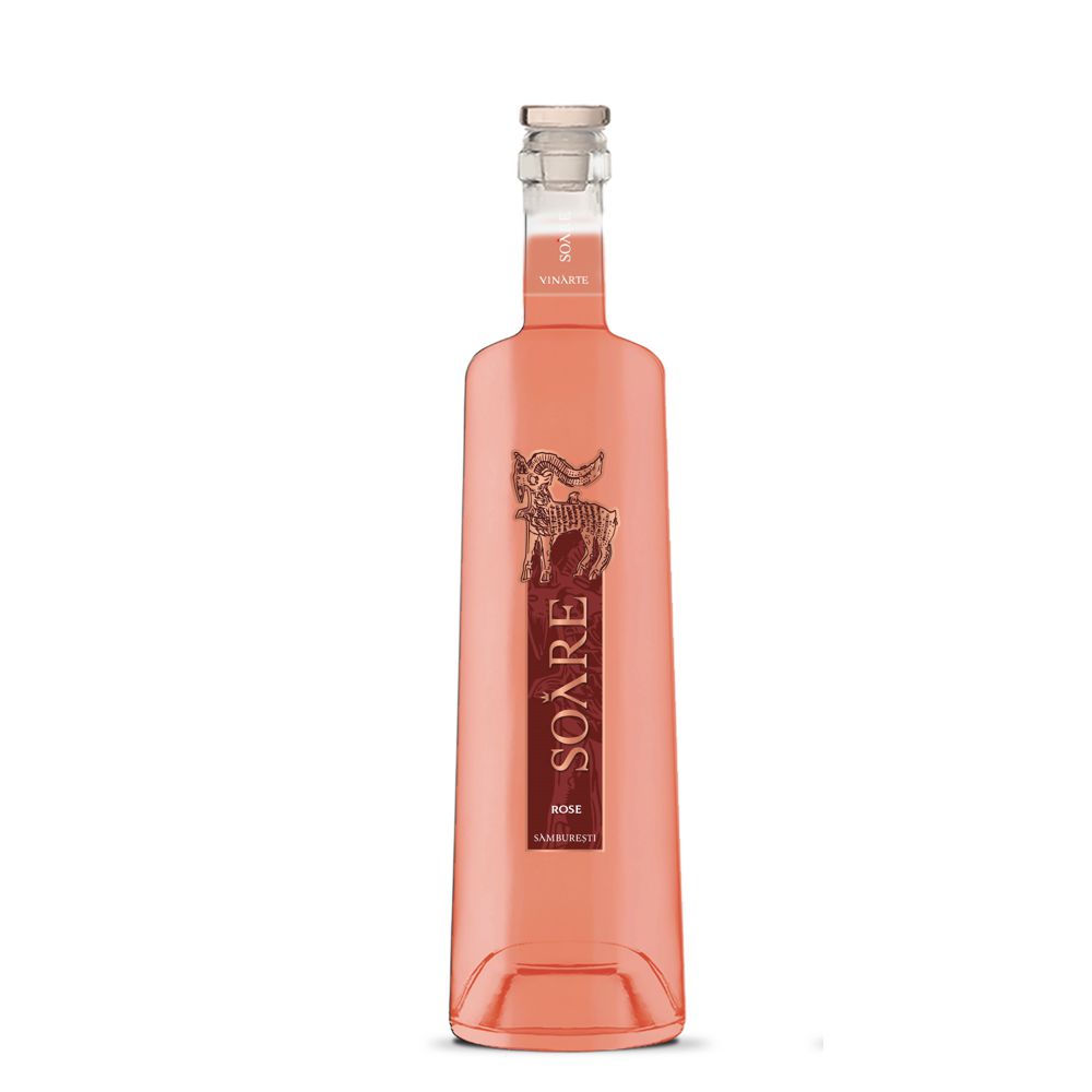 Vin rose - Soare, Vinarte, Cabernet Sauvignon, Merlot, sec, 2018 | Vinarte