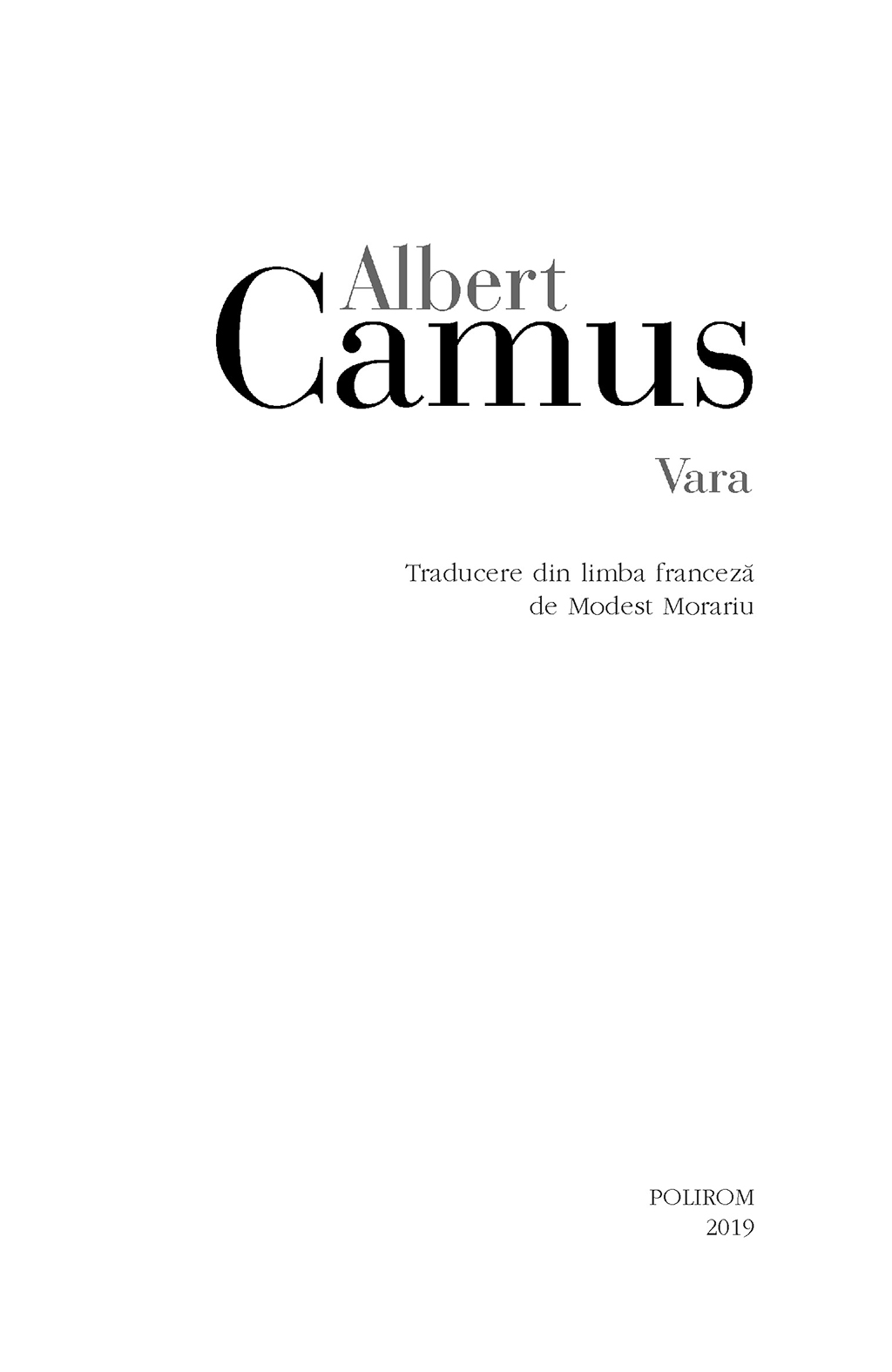 Poze Vara | Albert Camus