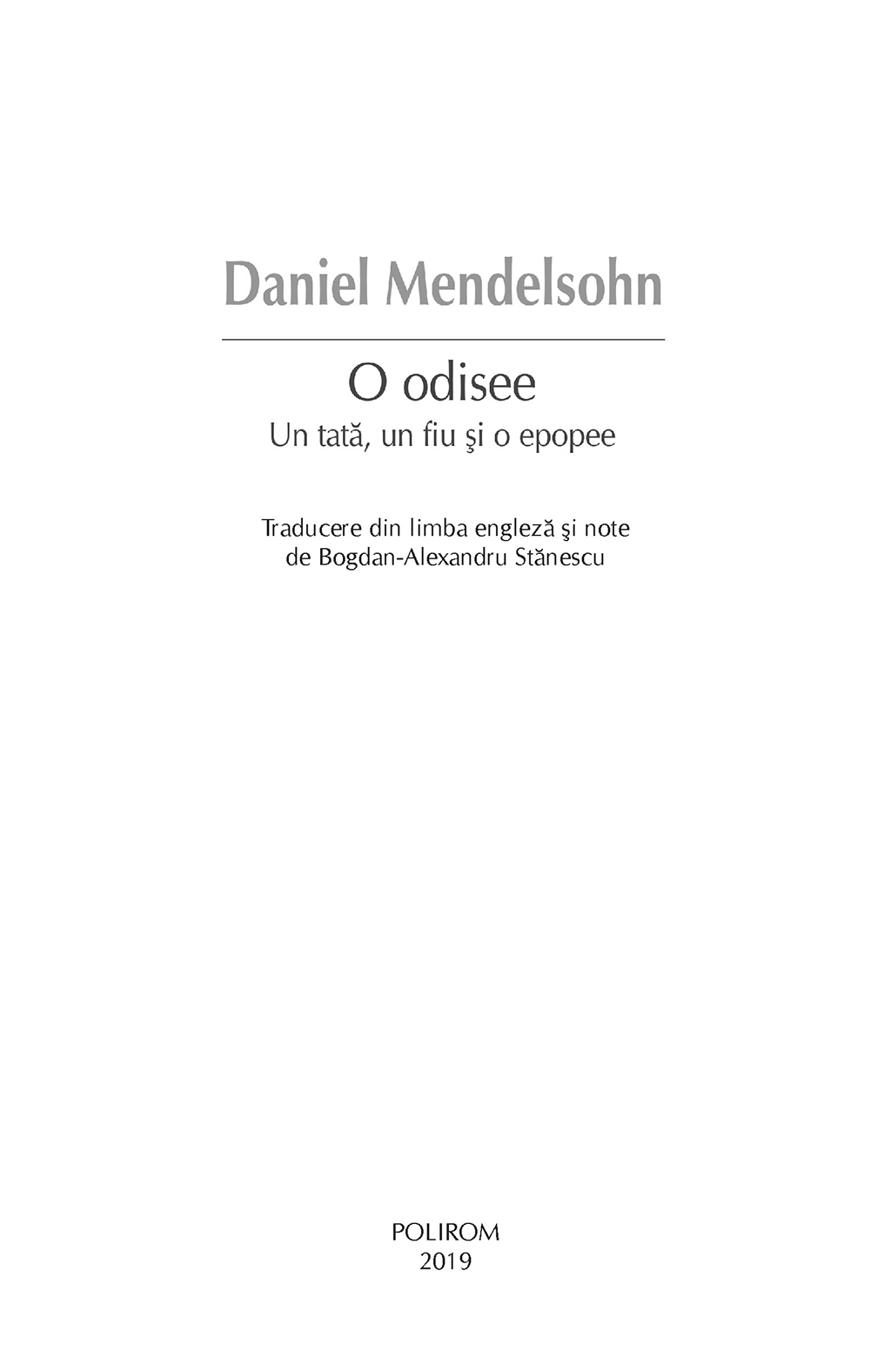 O odisee | Daniel Mendelsohn - 3