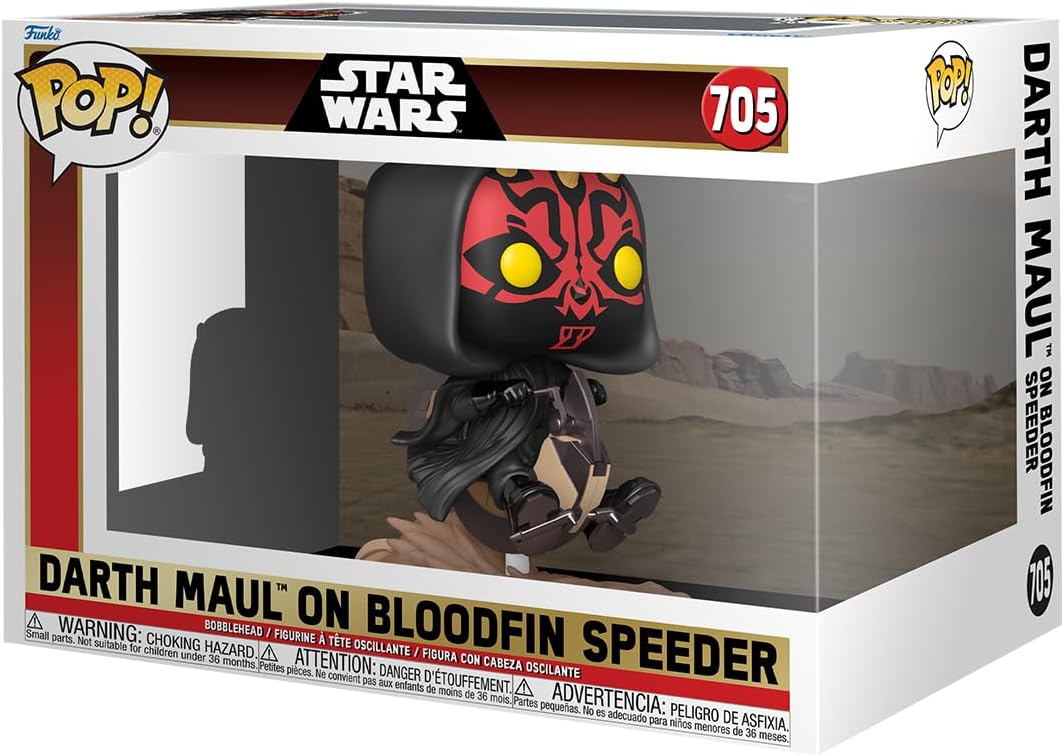 Figurina - Pop! Star Wars: Darth Maul on Bloodfin Speeder | Funko - 1 | YEO