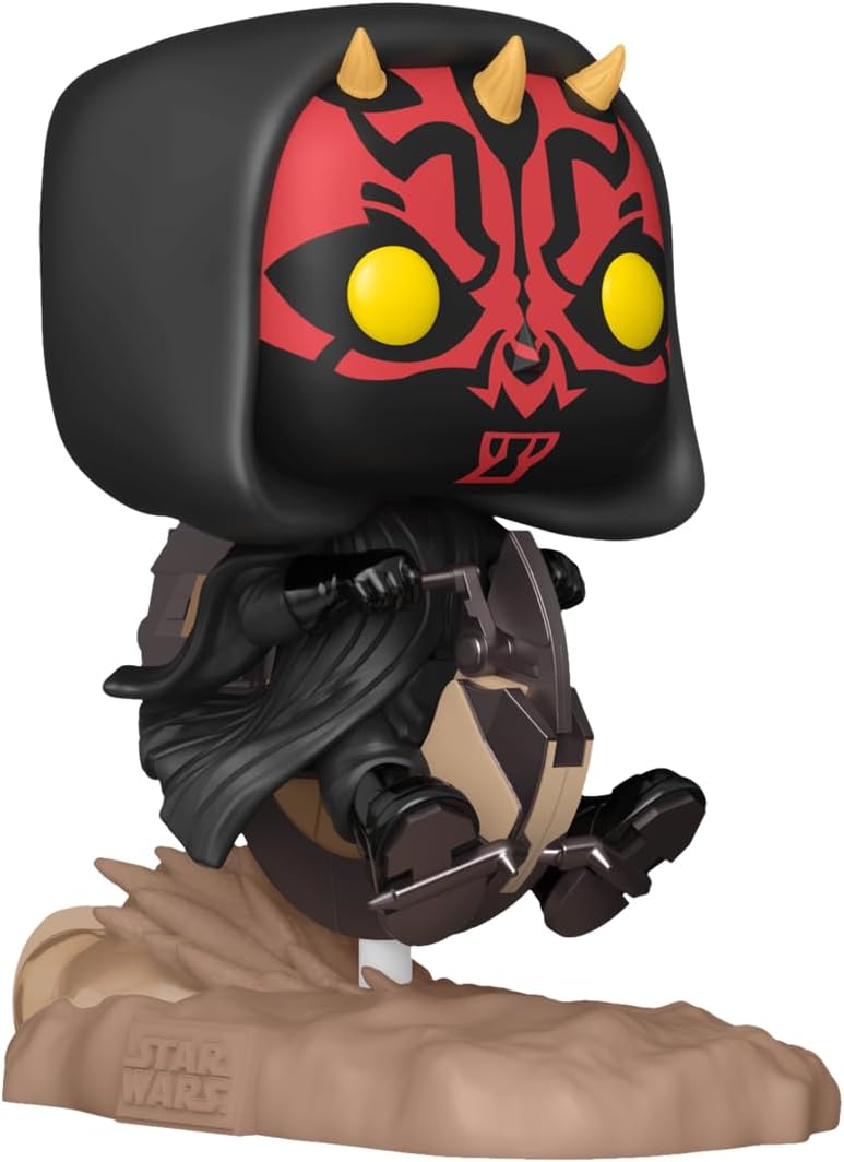 Figurina - Pop! Star Wars: Darth Maul on Bloodfin Speeder | Funko