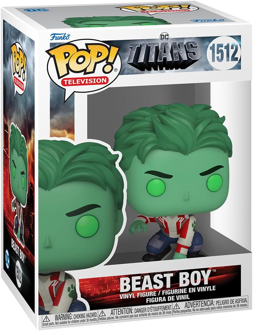 Figurina - Pop! Titans - Beast Boy | Funko - 1 | YEO