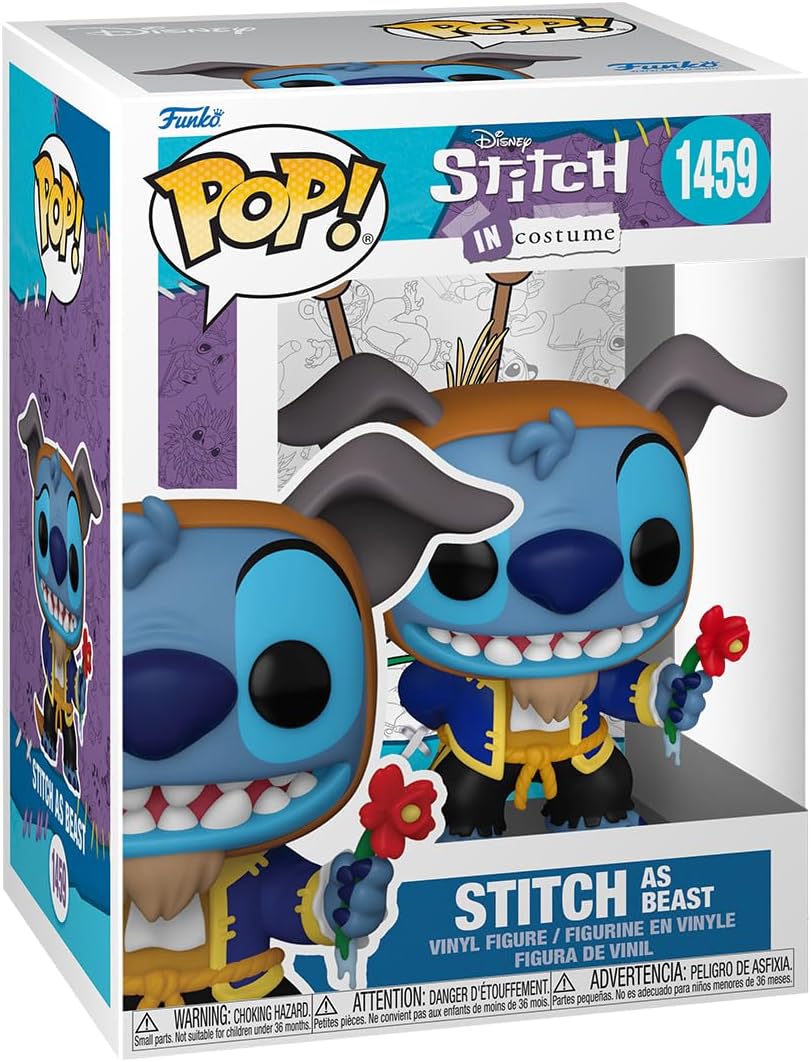 Figurina - Pop! Stitch in Costume - Stitch as Beast | Funko - 1 | YEO