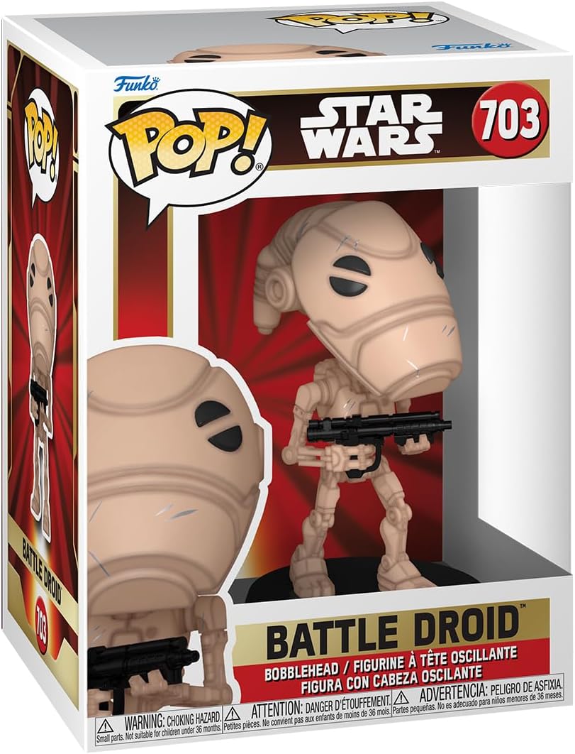 Figurina - Pop! Star Wars - Battle Droid | Funko - 1 | YEO