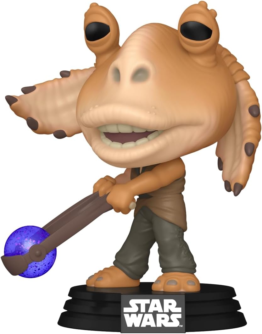 Figurina - Pop! Star Wars: Jar Jar Binks (with Booma Balls) | Funko