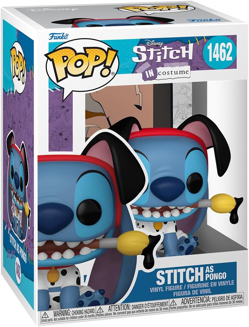 Figurina - Pop! Stitch in Costume: Stitch as Pongo | Funko - 1 | YEO