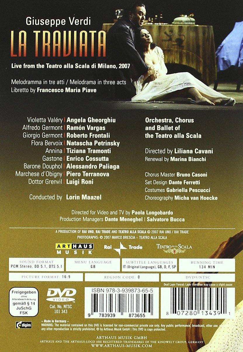 La Traviata | Lorin Maazel, Angela Gheorghiu, Ramon Vargas, Giuseppe Verdi