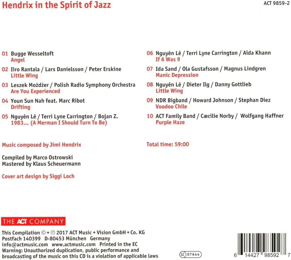 Hendrix In The Spirit Of Jazz | Various Artists