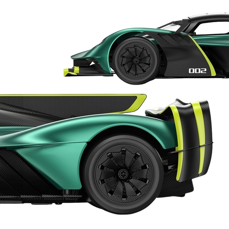 Masina cu telecomanda - Aston Martin Valkyrie AMR Pro - Verde | Rastar - 3 | YEO