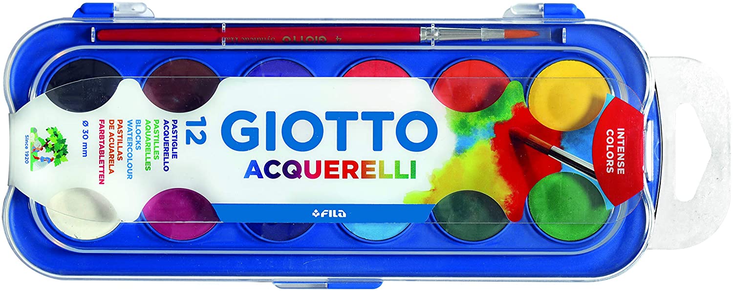 Set 12 culori - Acquerelli | Giotto