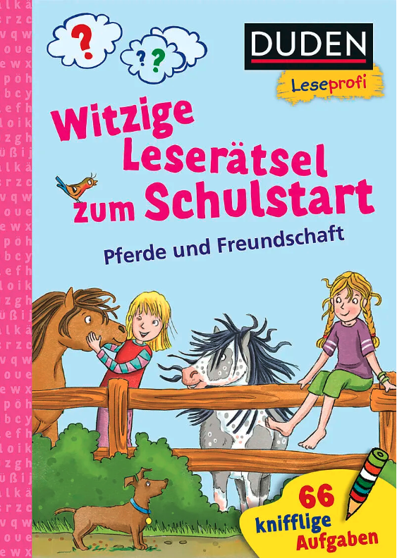 Witzige Leseratsel zum Schulstart Pferde und Freundschaft, 1. Klasse | Susanna Moll