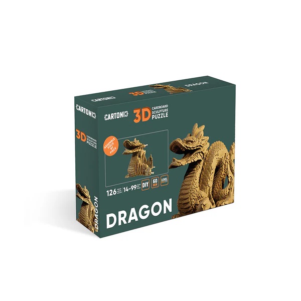 Puzzle 3D - Dragon | Cartonic - 3 | YEO