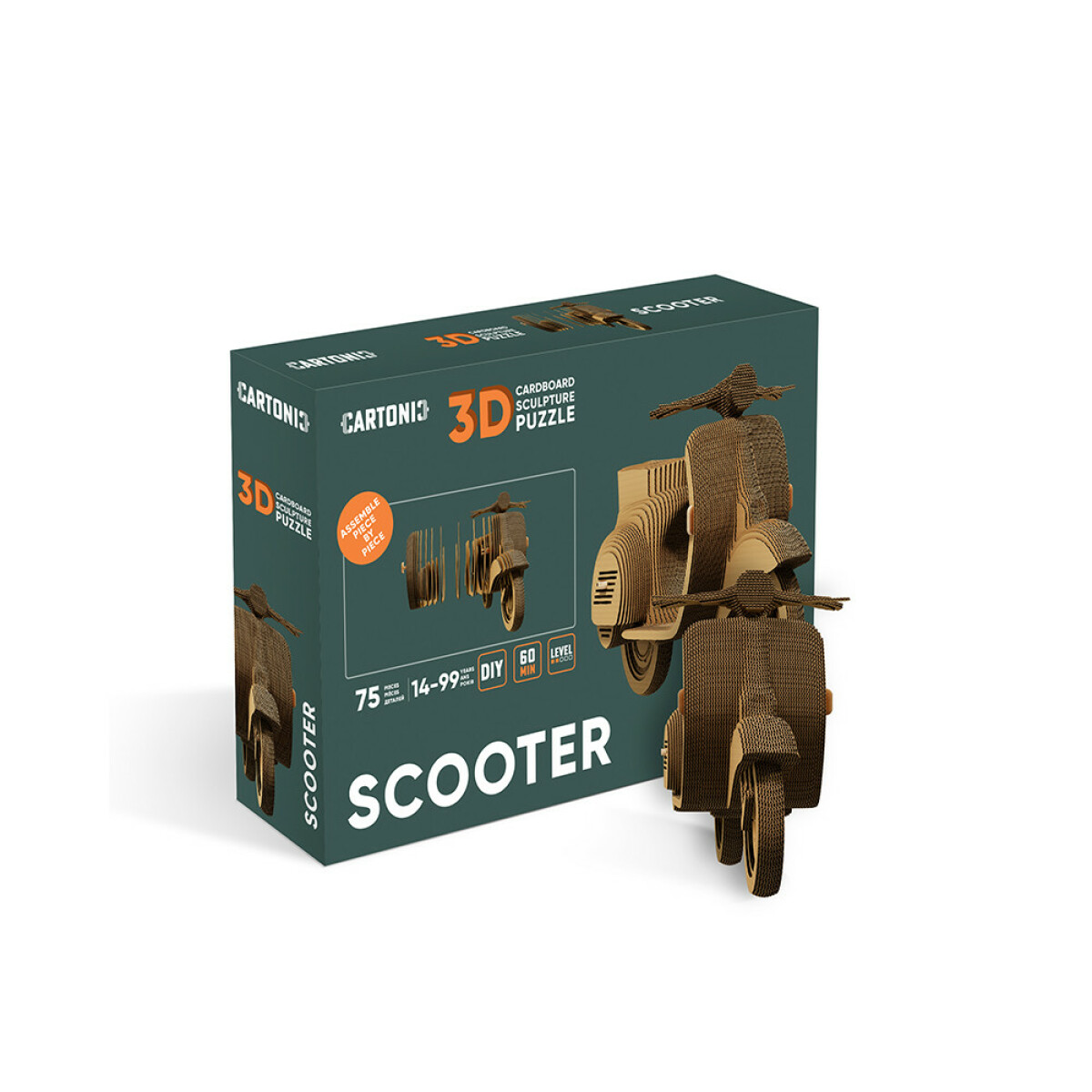 Puzzle 3D - Scooter | Cartonic - 1 | YEO