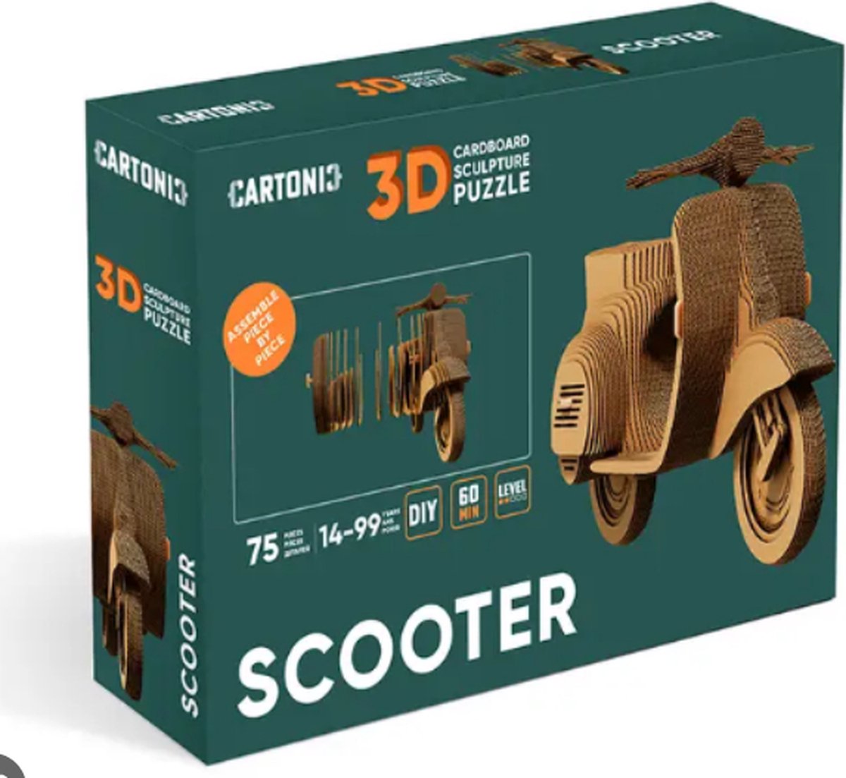 Puzzle 3D - Scooter | Cartonic - 2 | YEO