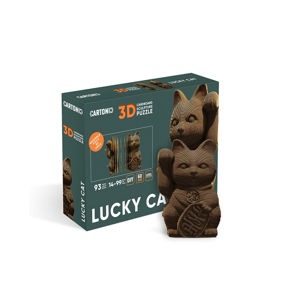 Puzzle 3D - Lucky Cat | Cartonic - 3 | YEO