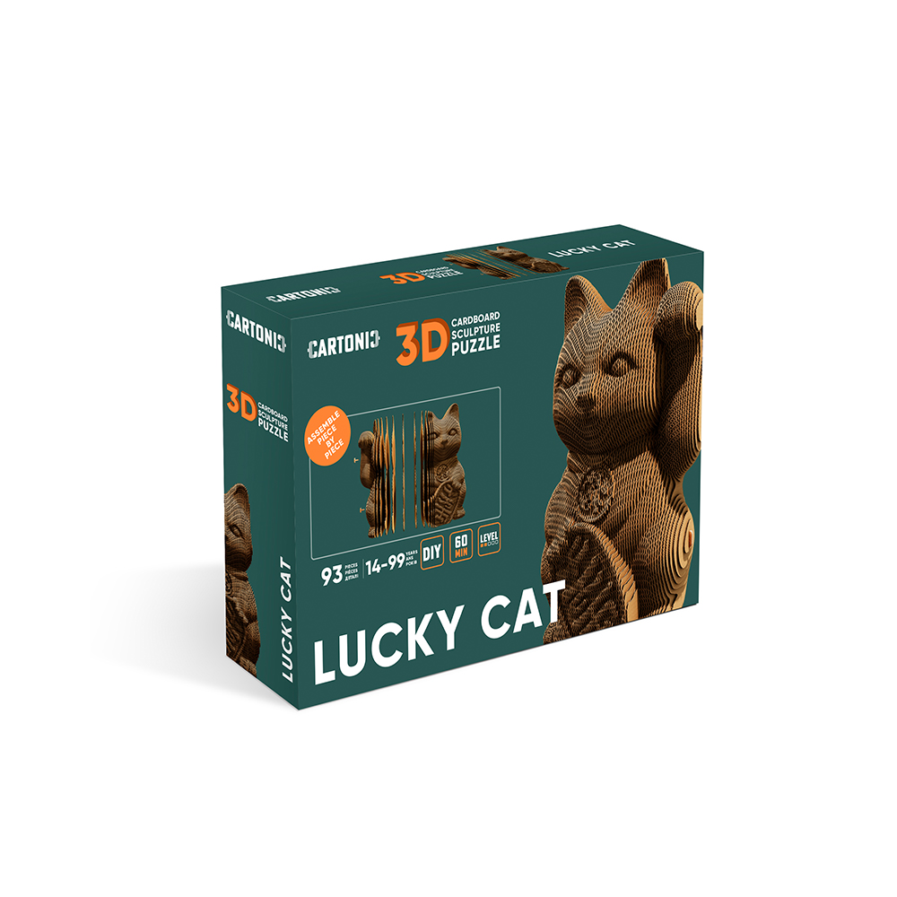 Puzzle 3D - Lucky Cat | Cartonic - 4 | YEO